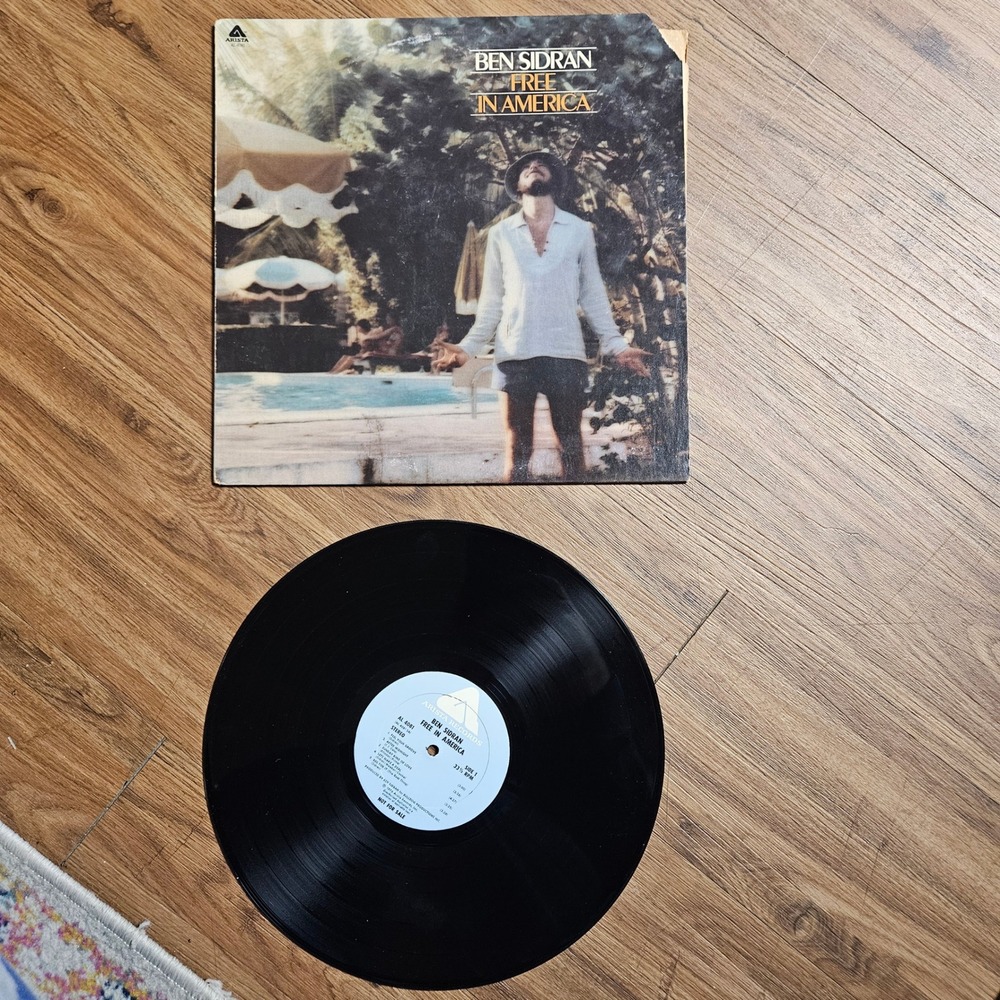 Ben Sidran – Free In America 1976 Arista Records AL 4081 Vinyl LP Album PROMO‎